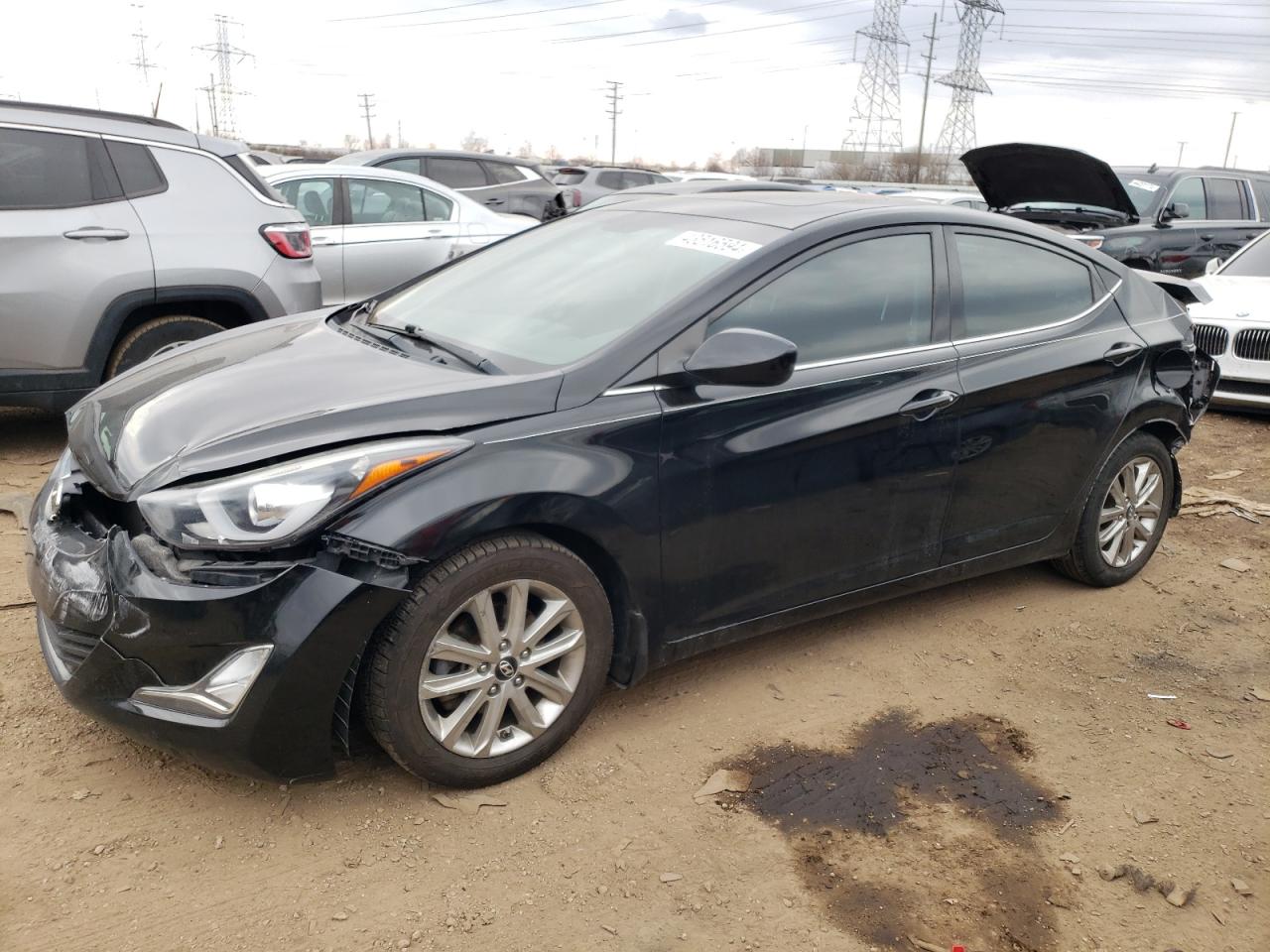 HYUNDAI ELANTRA 2015 kmhdh4aexfu342063