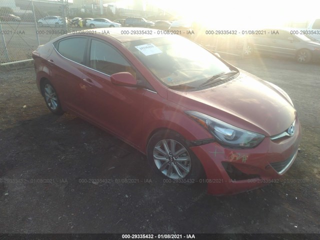 HYUNDAI ELANTRA 2015 kmhdh4aexfu344556