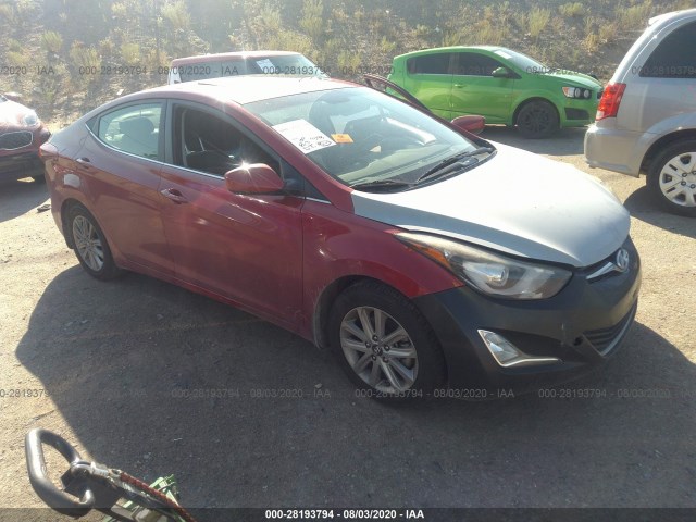 HYUNDAI ELANTRA 2015 kmhdh4aexfu344699