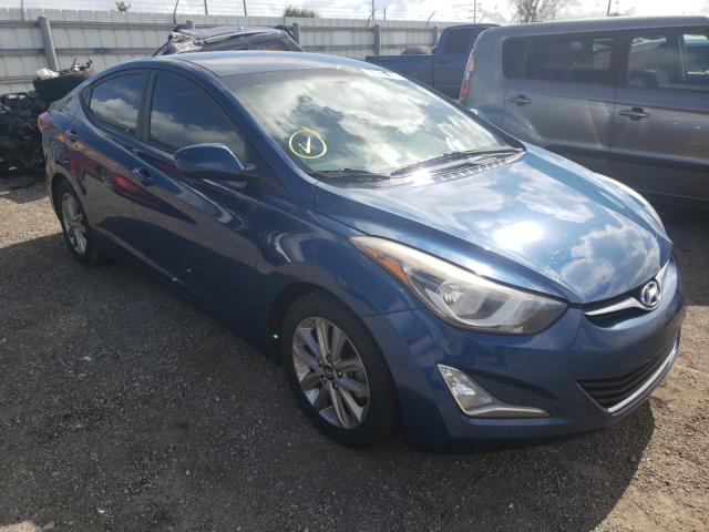 HYUNDAI ELANTRA SE 2015 kmhdh4aexfu345898