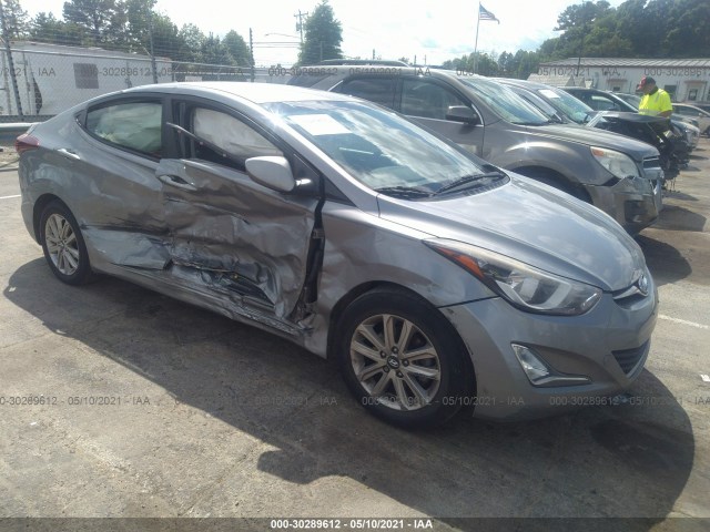 HYUNDAI ELANTRA 2015 kmhdh4aexfu378156