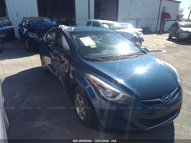 HYUNDAI ELANTRA 2015 kmhdh4aexfu457133