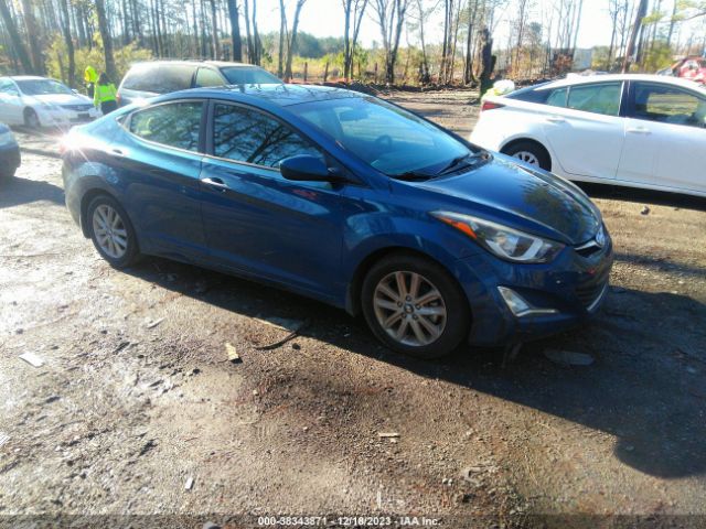 HYUNDAI ELANTRA 2016 kmhdh4aexgu511001