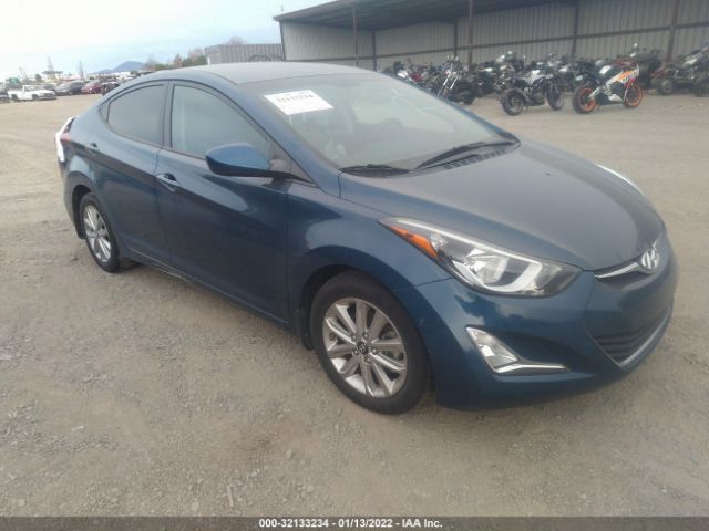 HYUNDAI ELANTRA 2016 kmhdh4aexgu511435