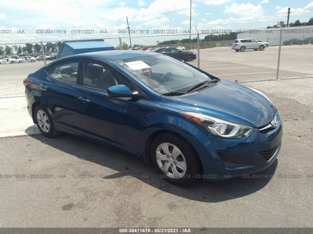 HYUNDAI ELANTRA 2016 kmhdh4aexgu511922