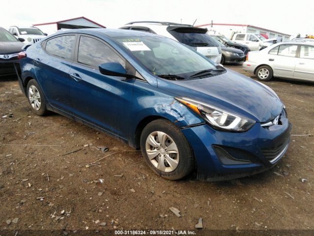 HYUNDAI ELANTRA 2016 kmhdh4aexgu543401