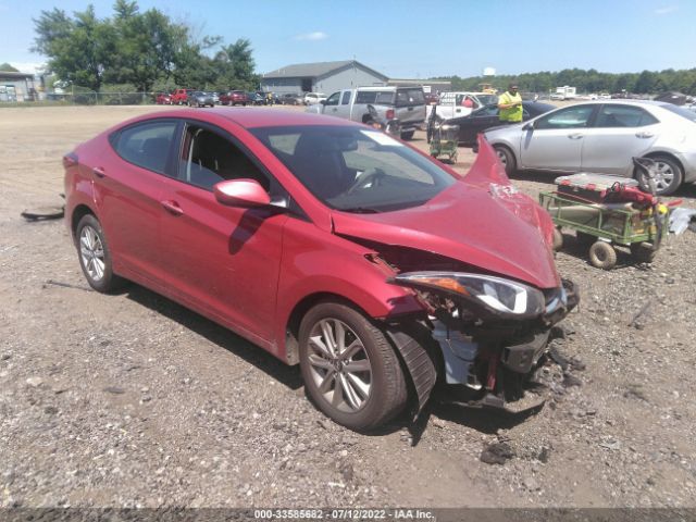 HYUNDAI ELANTRA 2016 kmhdh4aexgu544418