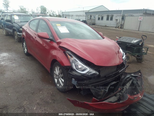 HYUNDAI ELANTRA 2016 kmhdh4aexgu544631