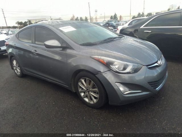 HYUNDAI ELANTRA 2016 kmhdh4aexgu568458