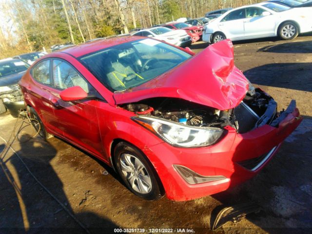 HYUNDAI ELANTRA 2016 kmhdh4aexgu572624