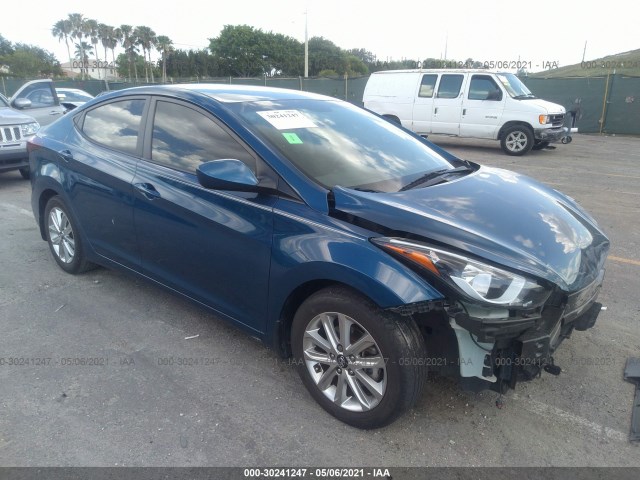 HYUNDAI ELANTRA 2016 kmhdh4aexgu600907