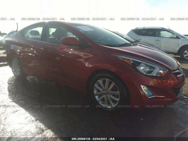 HYUNDAI ELANTRA 2016 kmhdh4aexgu623975