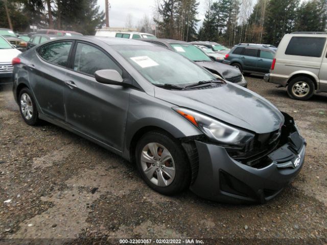 HYUNDAI ELANTRA 2016 kmhdh4aexgu631588