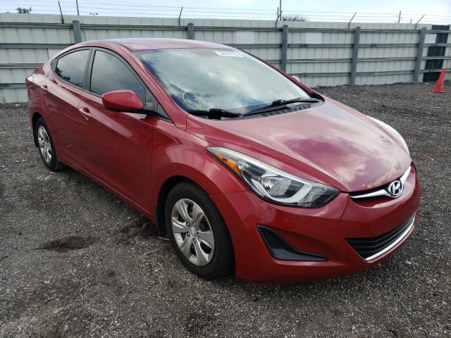 HYUNDAI ELANTRA SE 2016 kmhdh4aexgu650268