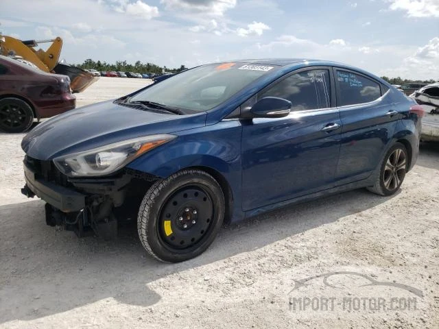 HYUNDAI ELANTRA 2014 kmhdh4ah0eu051189