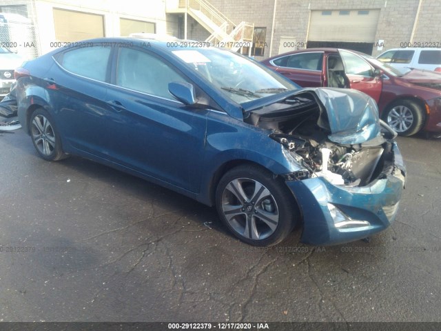 HYUNDAI ELANTRA 2014 kmhdh4ah0eu066050