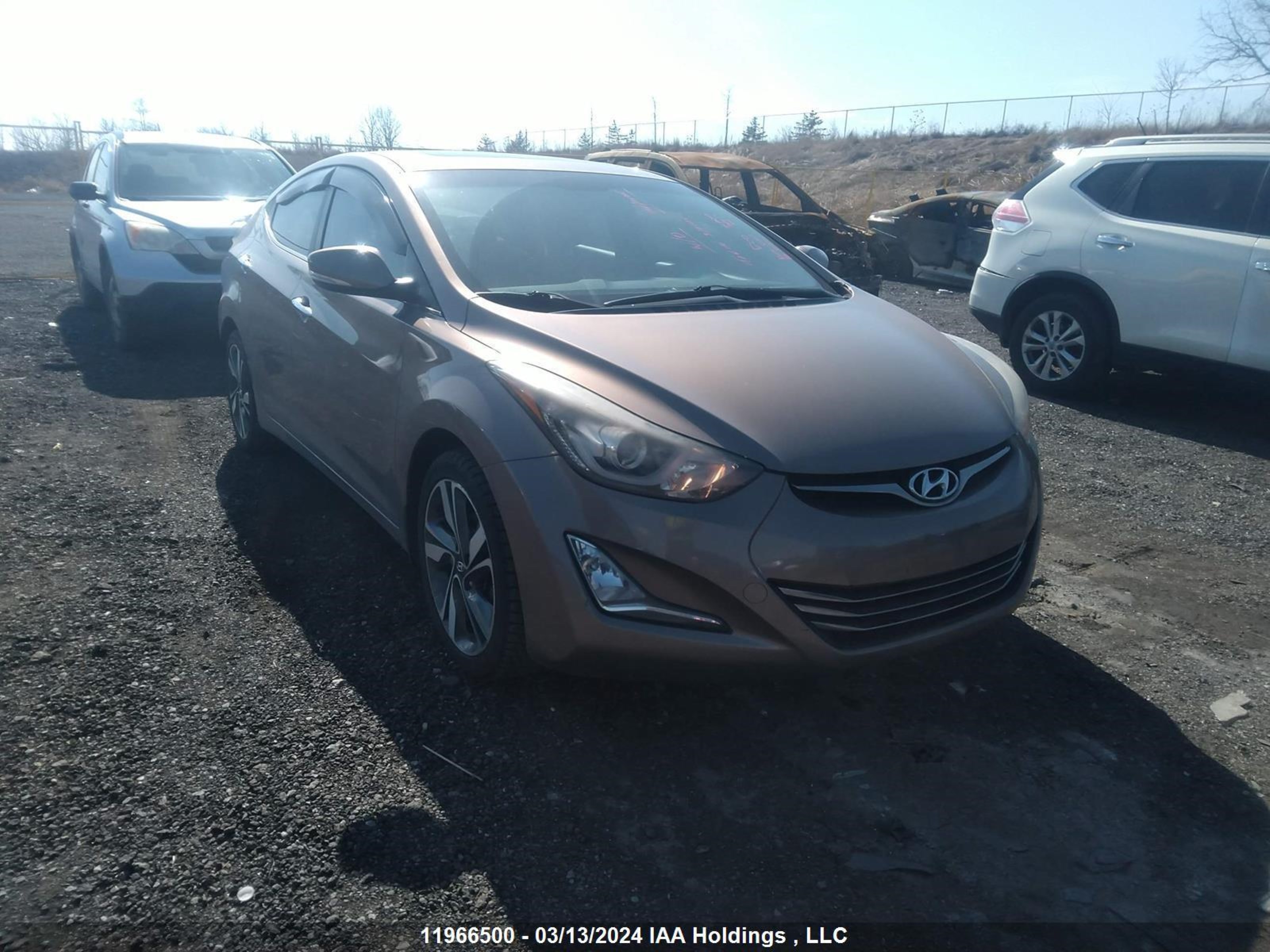 HYUNDAI ELANTRA 2014 kmhdh4ah0eu140695