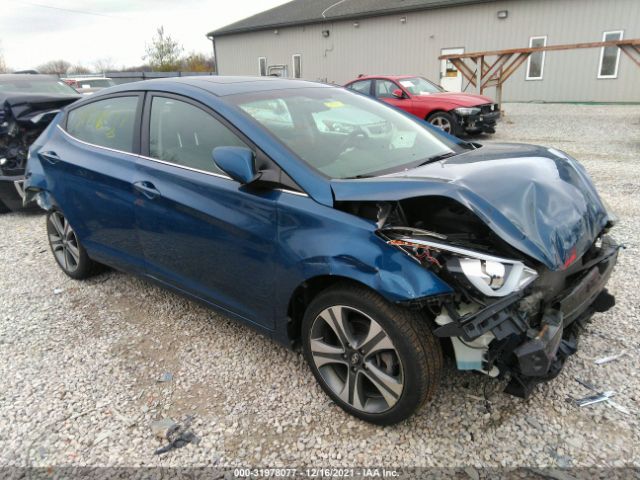 HYUNDAI ELANTRA 2014 kmhdh4ah0eu152944