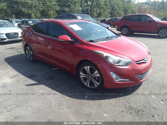 HYUNDAI ELANTRA 2014 kmhdh4ah0eu154127