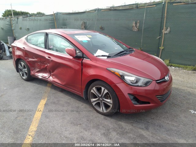 HYUNDAI ELANTRA 2014 kmhdh4ah0eu167945