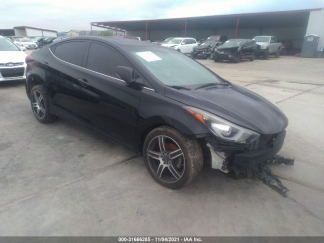 HYUNDAI ELANTRA 2014 kmhdh4ah1eu135490