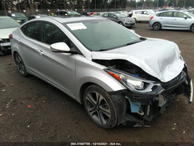 HYUNDAI ELANTRA 2014 kmhdh4ah1eu157537