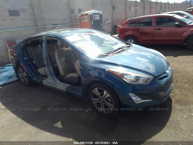 HYUNDAI ELANTRA 2015 kmhdh4ah1fu454244