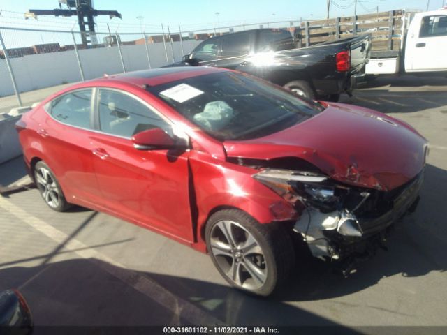 HYUNDAI ELANTRA 2014 kmhdh4ah2eu148510