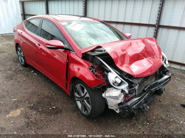 HYUNDAI ELANTRA 2015 kmhdh4ah2fu268891