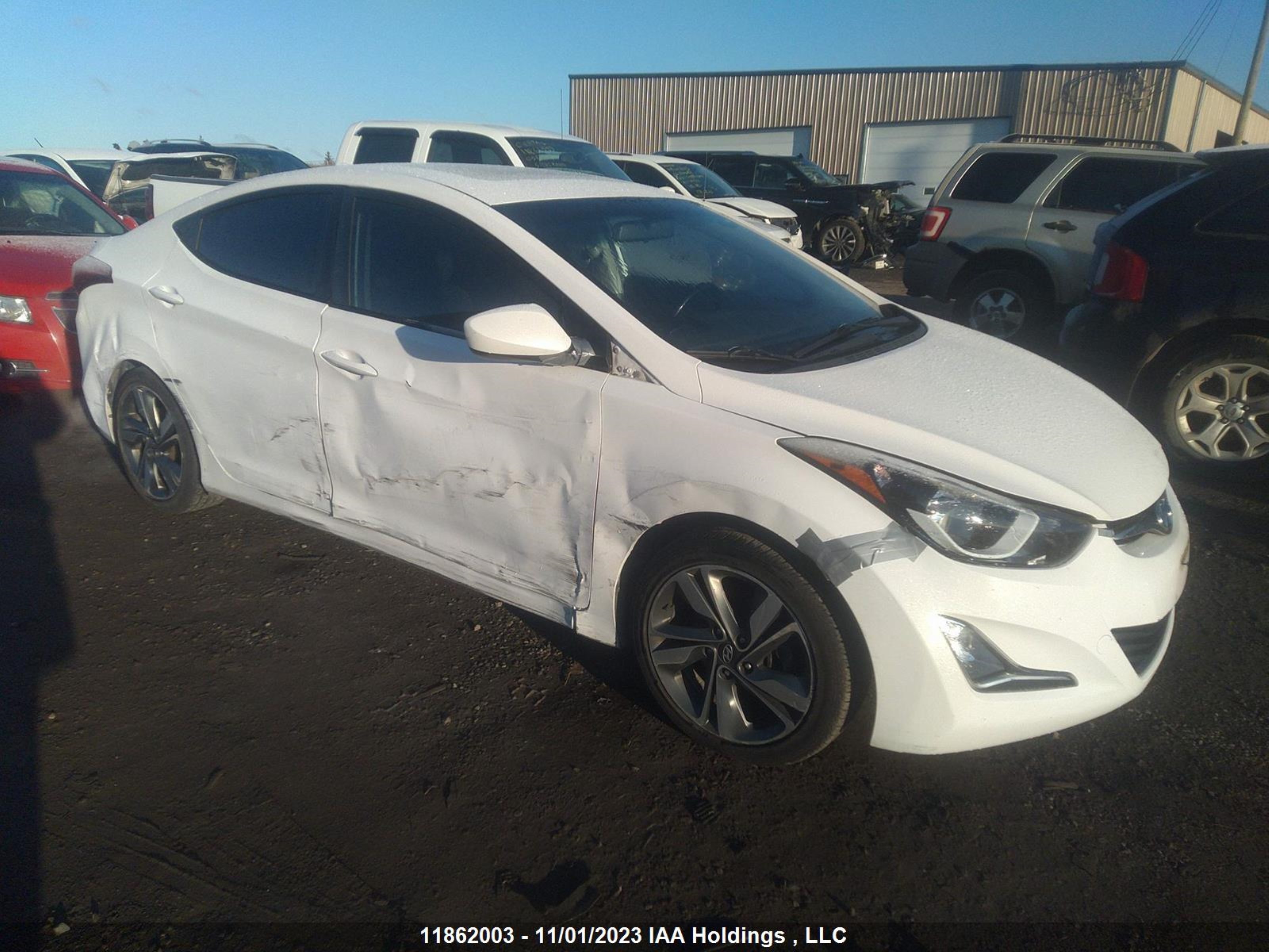 HYUNDAI ELANTRA 2015 kmhdh4ah2fu452065