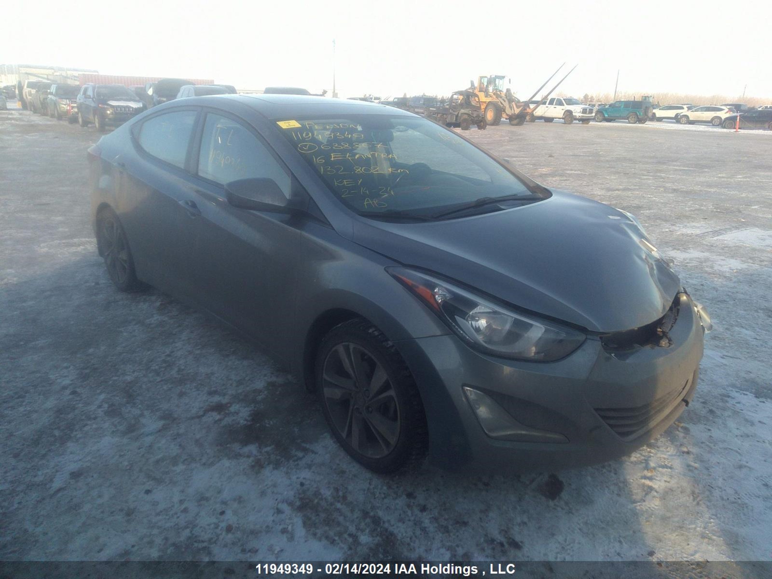 HYUNDAI ELANTRA 2016 kmhdh4ah2gu638867