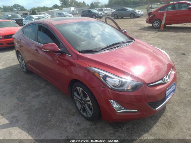 HYUNDAI ELANTRA 2014 kmhdh4ah3eu032121