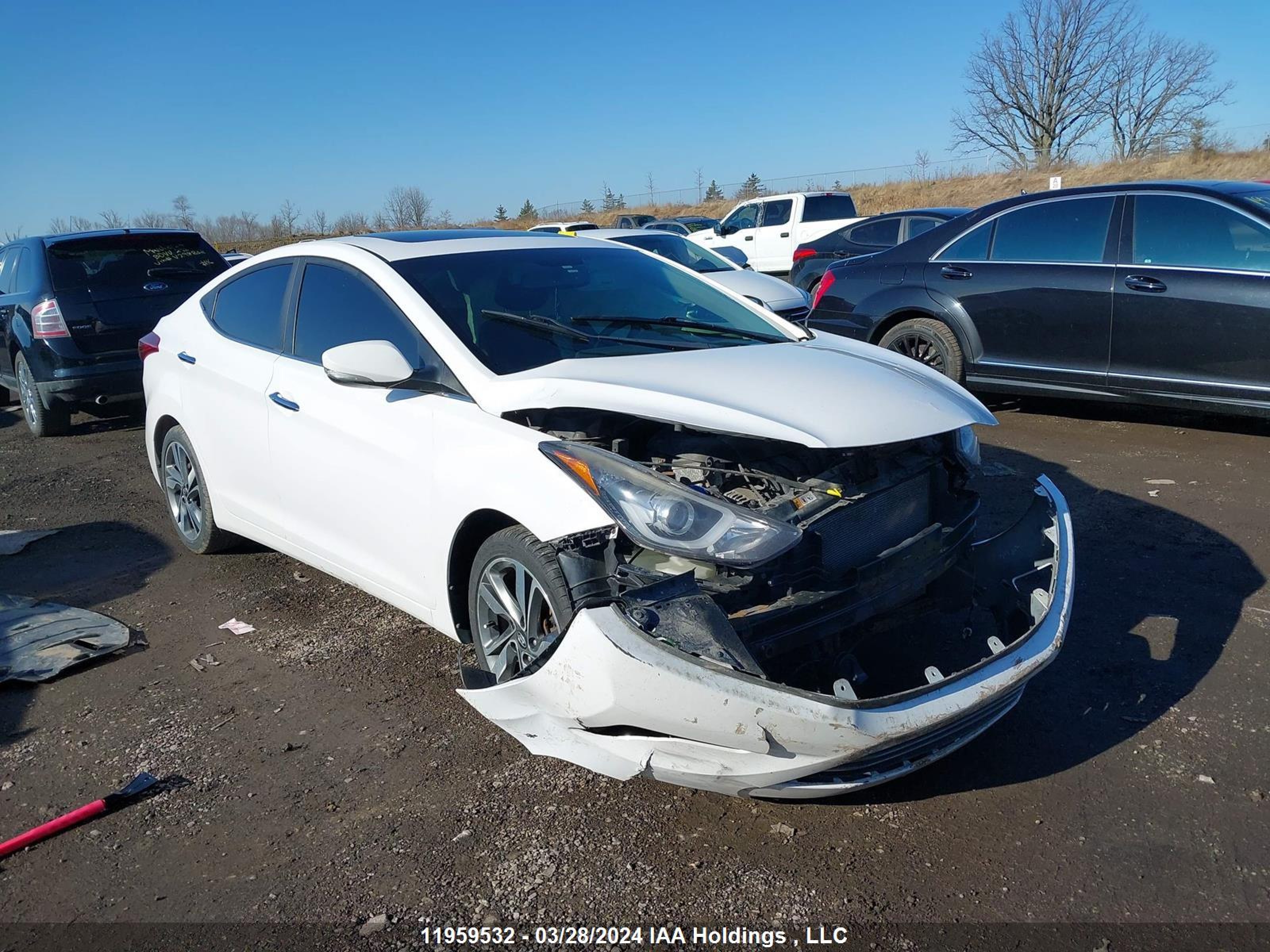 HYUNDAI ELANTRA 2014 kmhdh4ah3eu068553