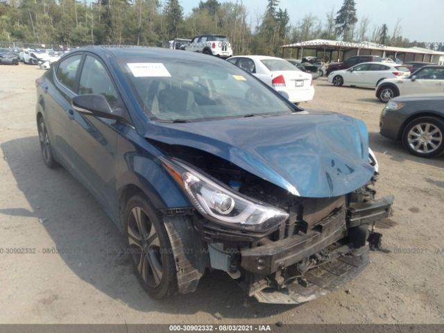 HYUNDAI ELANTRA 2014 kmhdh4ah3eu076720