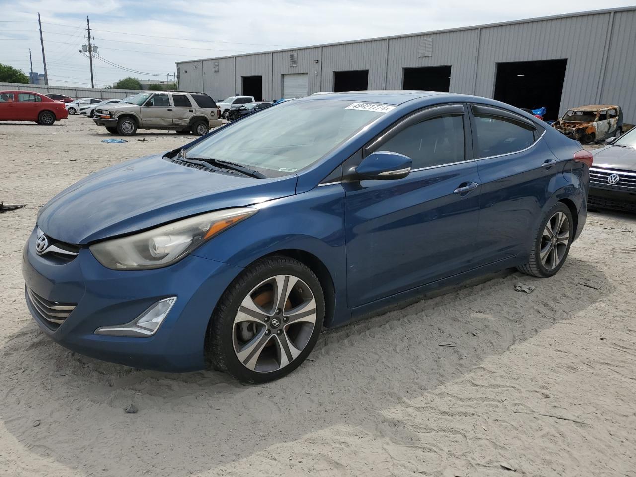 HYUNDAI ELANTRA 2014 kmhdh4ah4eu151019