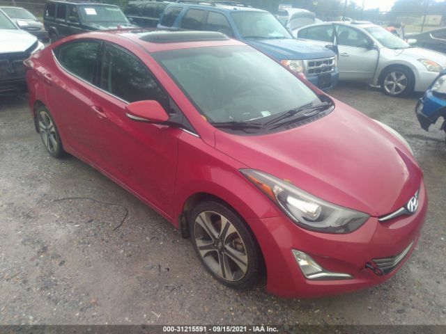 HYUNDAI ELANTRA 2014 kmhdh4ah4eu170945