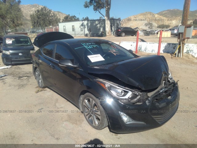 HYUNDAI ELANTRA 2015 kmhdh4ah4fu228957