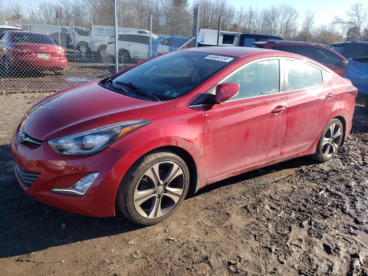 HYUNDAI ELANTRA 2015 kmhdh4ah4fu238758