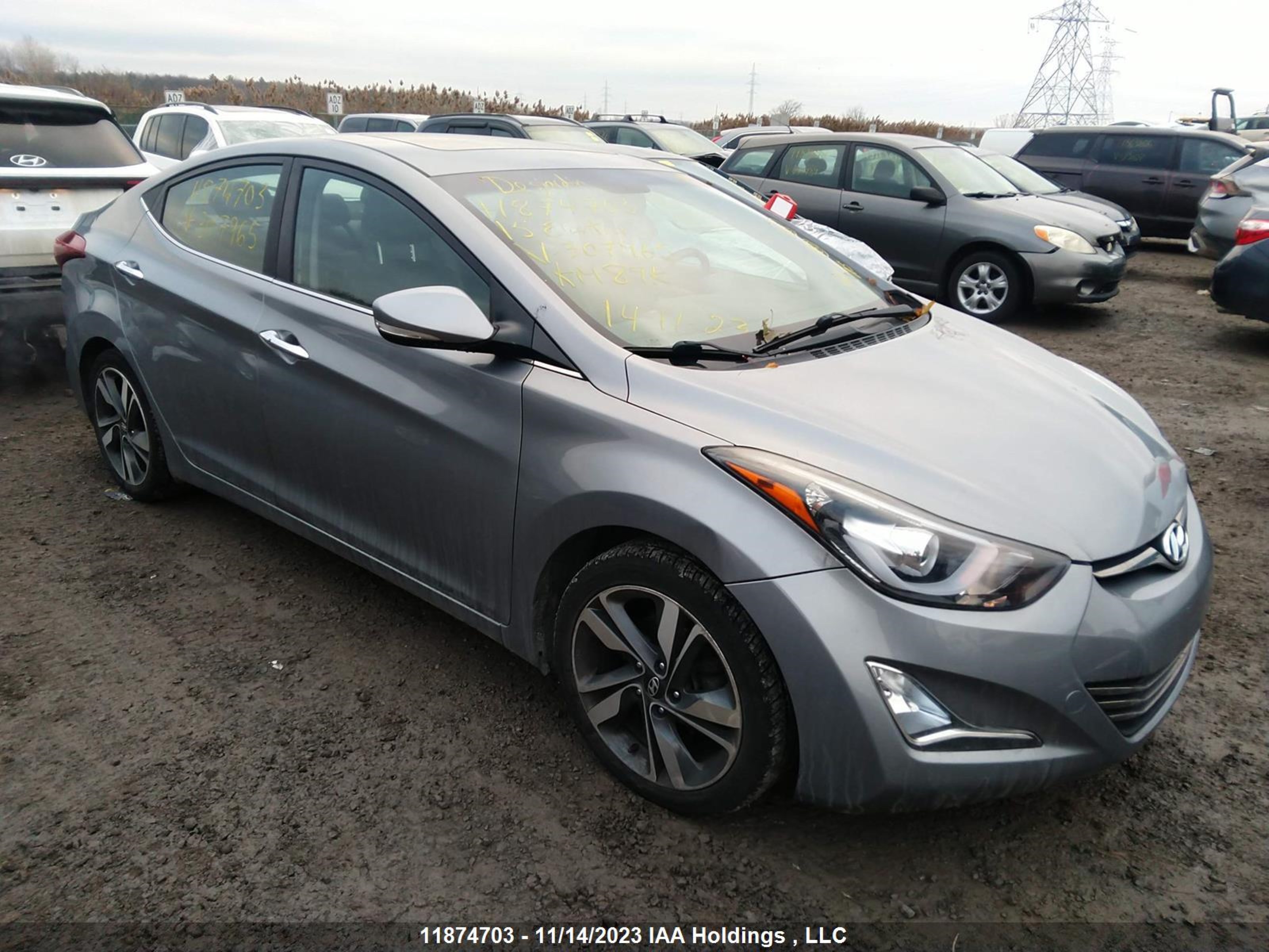 HYUNDAI ELANTRA 2015 kmhdh4ah4fu307965