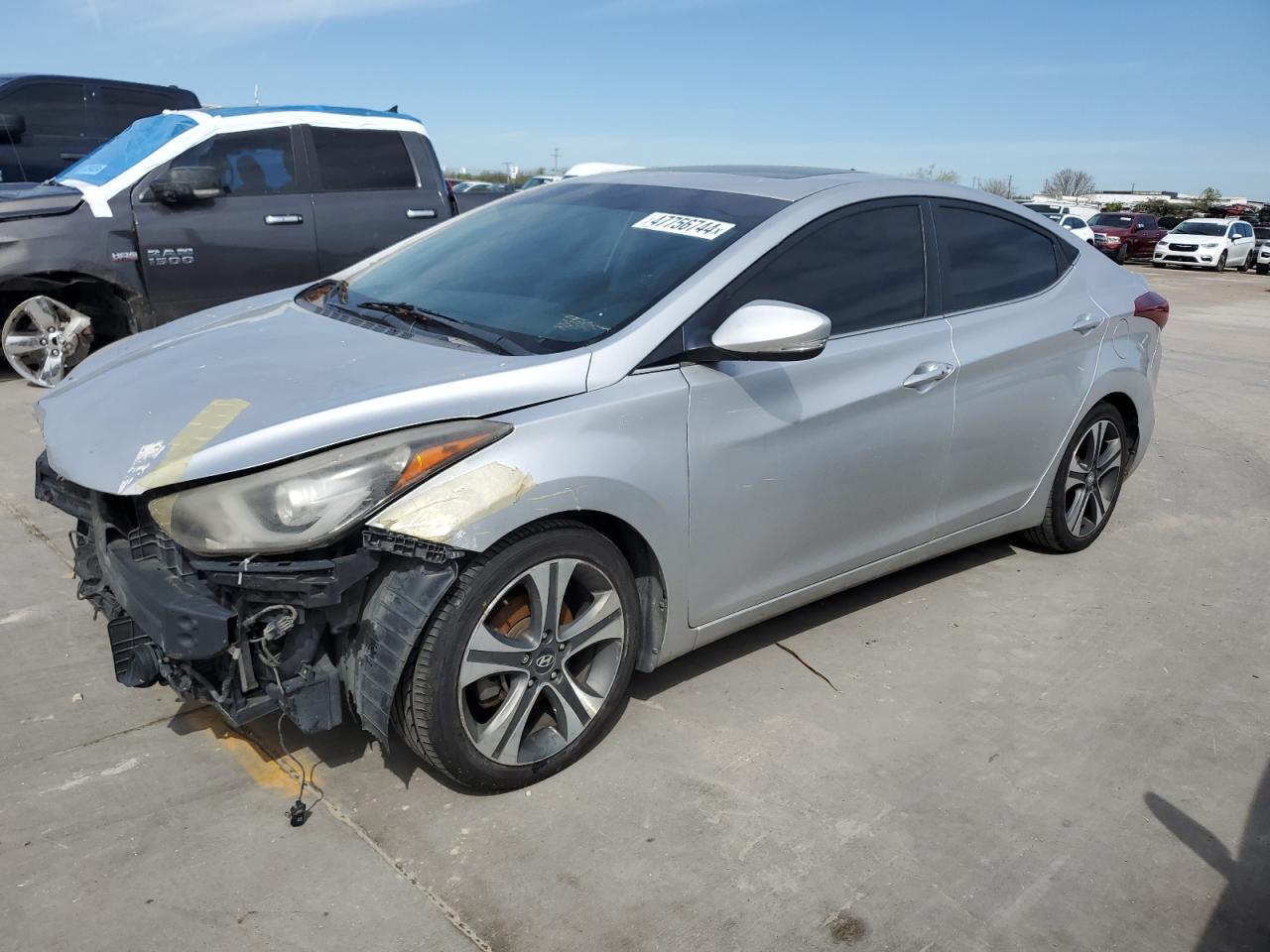 HYUNDAI ELANTRA 2014 kmhdh4ah5eu162479