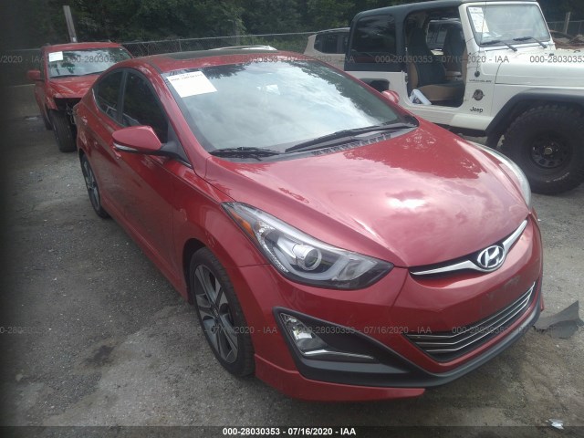 HYUNDAI ELANTRA 2014 kmhdh4ah5eu171117