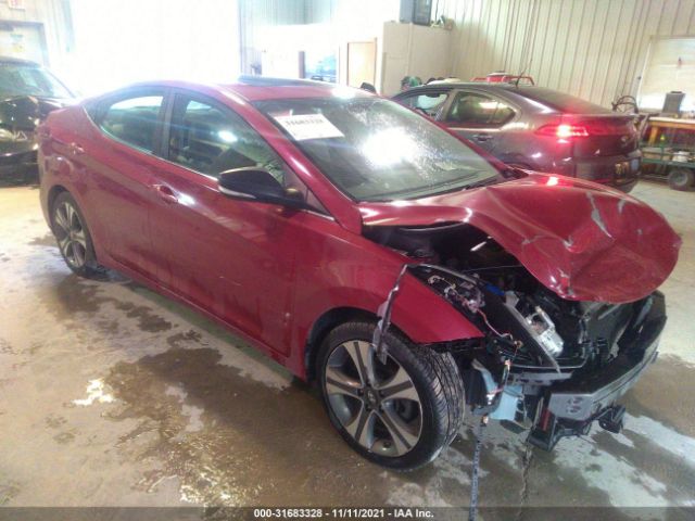 HYUNDAI ELANTRA 2015 kmhdh4ah5fu226764