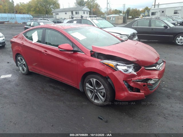 HYUNDAI ELANTRA 2014 kmhdh4ah6eu033750