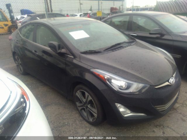 HYUNDAI ELANTRA 2014 kmhdh4ah6eu038012