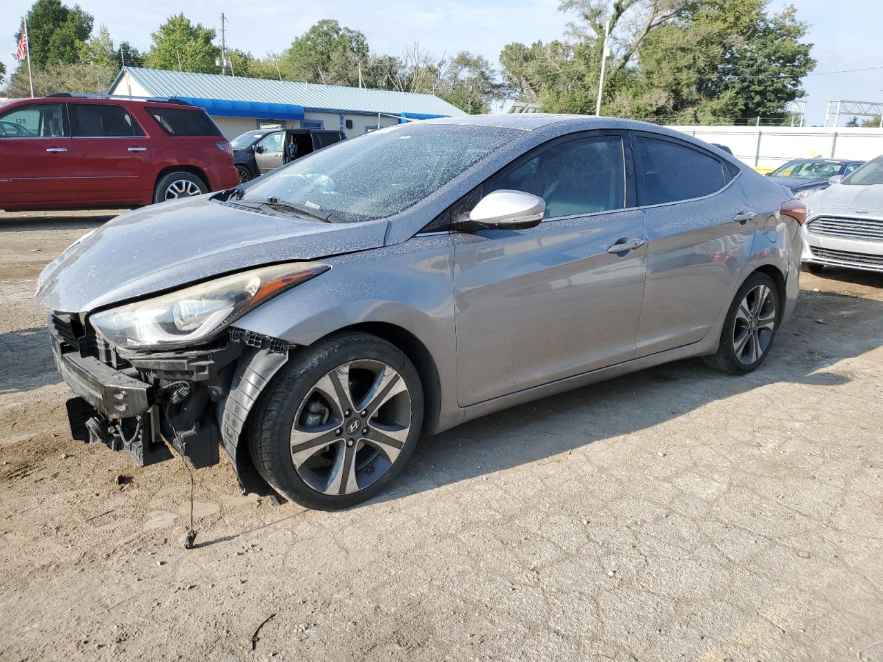 HYUNDAI ELANTRA 2014 kmhdh4ah6eu060883