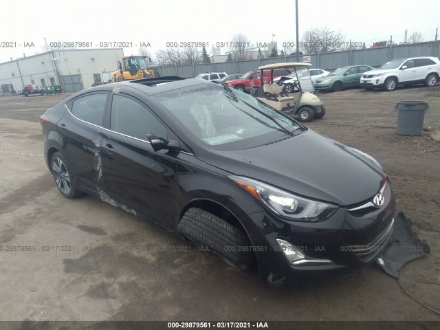 HYUNDAI ELANTRA 2014 kmhdh4ah6eu111265