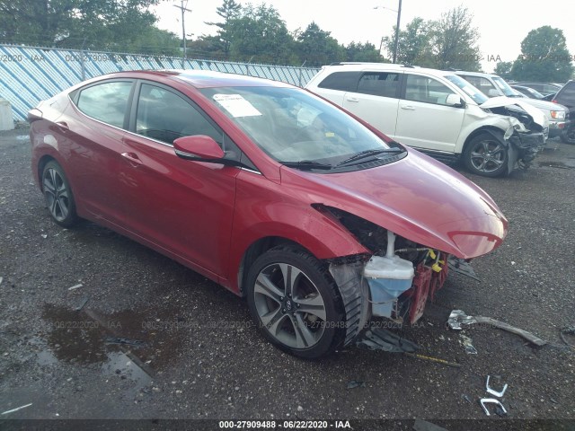 HYUNDAI ELANTRA 2014 kmhdh4ah6eu121830