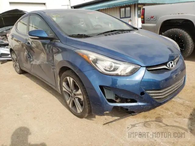 HYUNDAI ELANTRA 2014 kmhdh4ah6eu151328