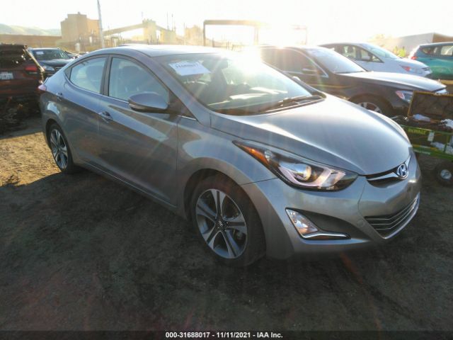 HYUNDAI ELANTRA 2014 kmhdh4ah6eu167593