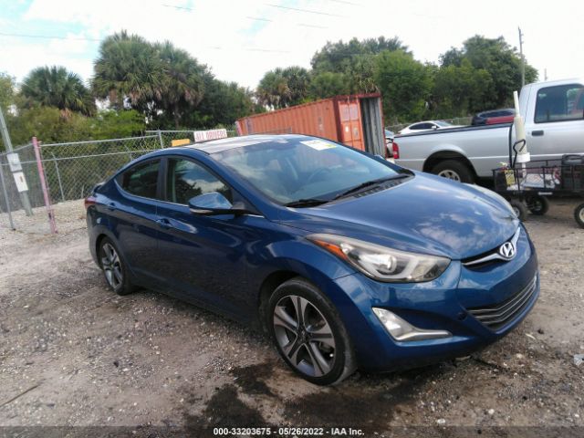 HYUNDAI ELANTRA 2014 kmhdh4ah6eu174284